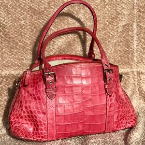 Vintage Dooney & Bourke pink leather handbag